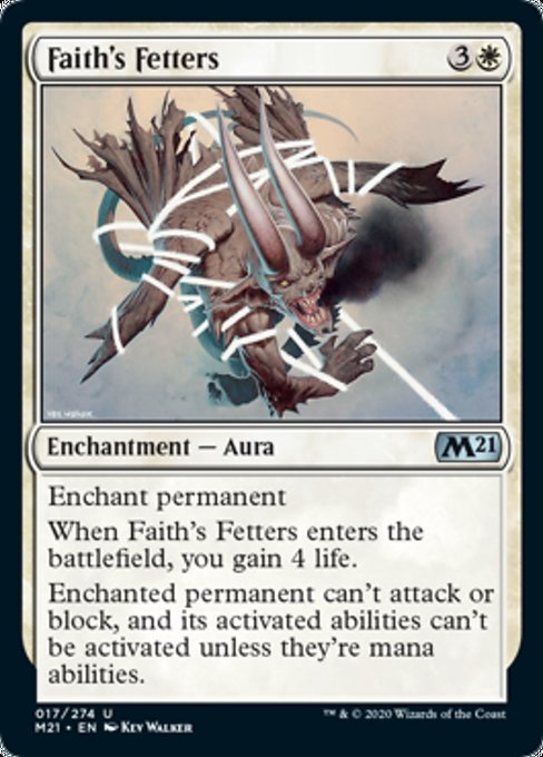 Faith's Fetters [Core Set 2021] | Gate City Games LLC