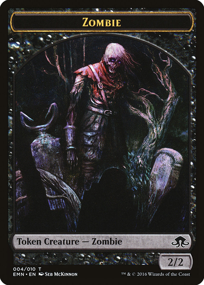Zombie (004/010) [Eldritch Moon Tokens] | Gate City Games LLC