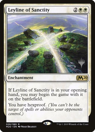Leyline of Sanctity [Core Set 2020 Promos] | Gate City Games LLC