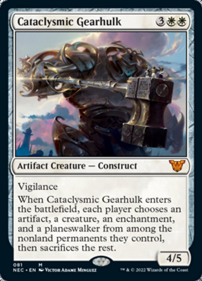 Cataclysmic Gearhulk [Kamigawa: Neon Dynasty Commander] | Gate City Games LLC