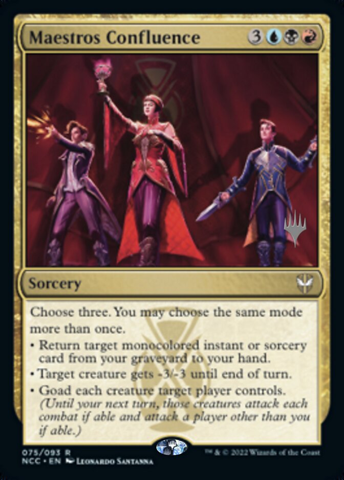 Maestros Confluence (Promo Pack) [Streets of New Capenna Commander Promos] | Gate City Games LLC