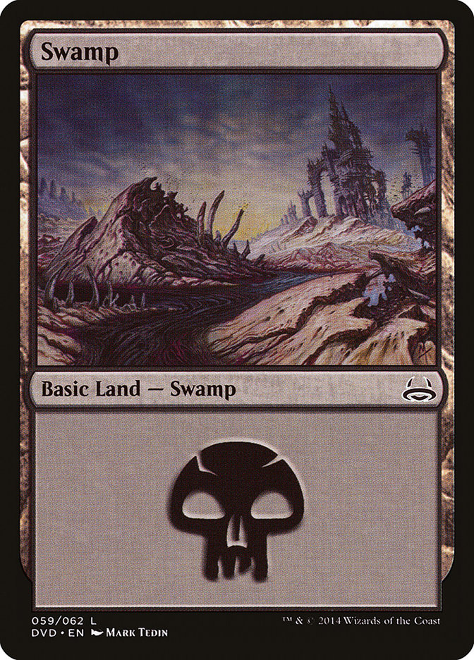 Swamp (59) (Divine vs. Demonic) [Duel Decks Anthology] | Gate City Games LLC