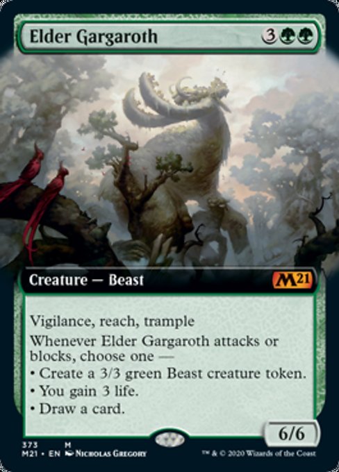 Elder Gargaroth (Extended Art) [Core Set 2021] | Gate City Games LLC