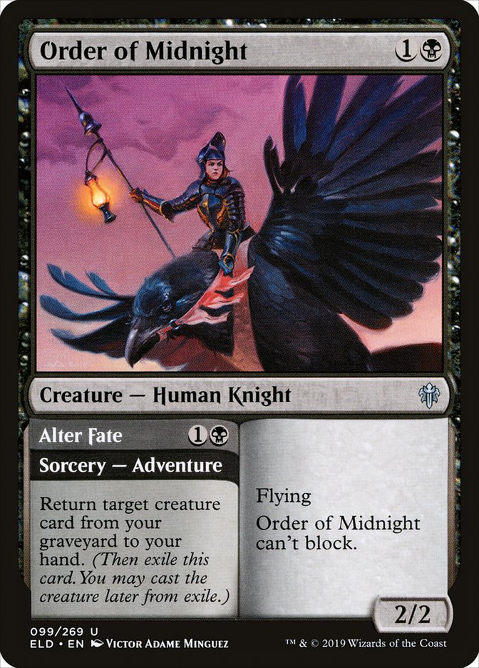 Order of Midnight // Alter Fate [Throne of Eldraine] | Gate City Games LLC