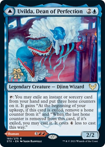 Uvilda, Dean of Perfection // Nassari, Dean of Expression [Strixhaven: School of Mages Prerelease Promos] | Gate City Games LLC