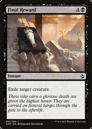 Final Reward [Amonkhet] | Gate City Games LLC