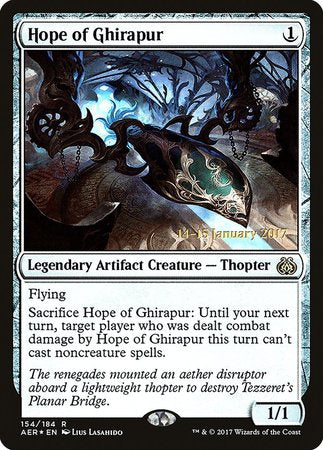 Hope of Ghirapur [Aether Revolt Promos] | Gate City Games LLC