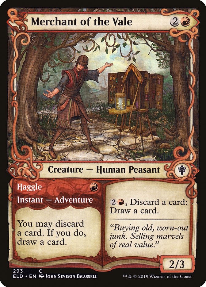 Merchant of the Vale // Haggle (Showcase) [Throne of Eldraine] | Gate City Games LLC