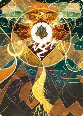 Lightning Bolt Art Card [Strixhaven: School of Mages Art Series] | Gate City Games LLC