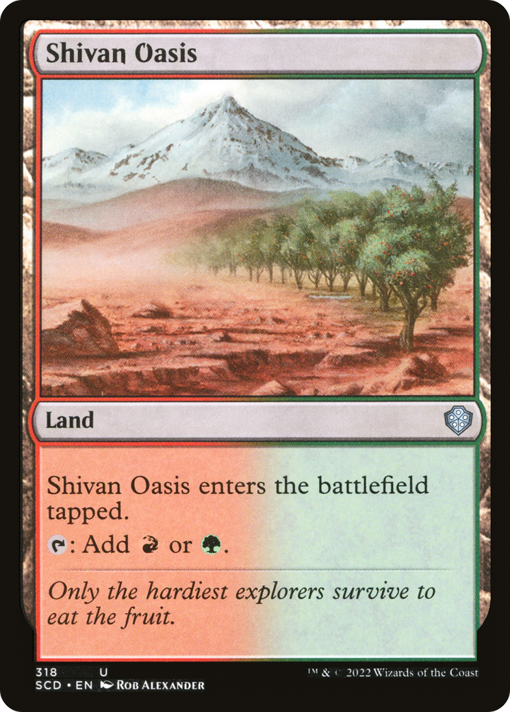 Shivan Oasis [Starter Commander Decks] | Gate City Games LLC