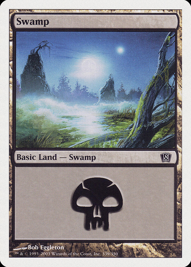 Swamp (339) [Eighth Edition] | Gate City Games LLC