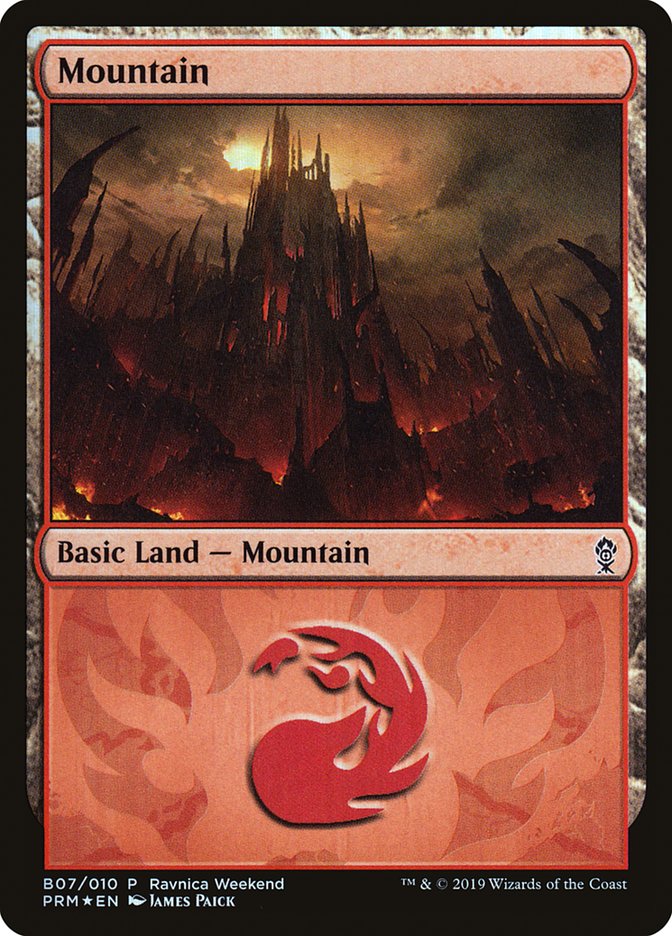 Mountain (B07) [Ravnica Allegiance Guild Kit] | Gate City Games LLC