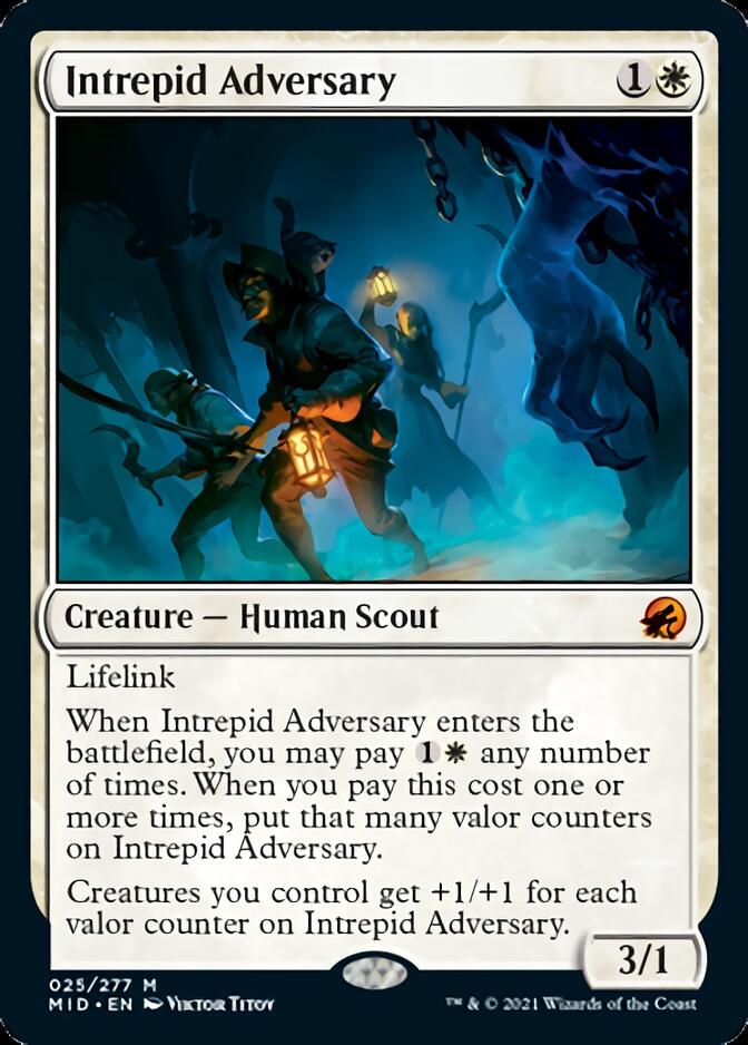 Intrepid Adversary [Innistrad: Midnight Hunt] | Gate City Games LLC