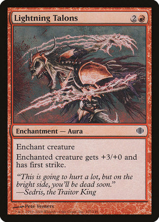 Lightning Talons [Shards of Alara] | Gate City Games LLC