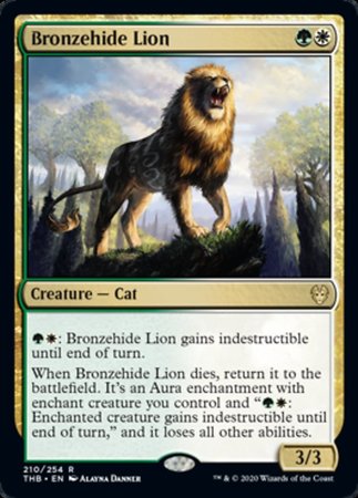 Bronzehide Lion [Theros Beyond Death] | Gate City Games LLC