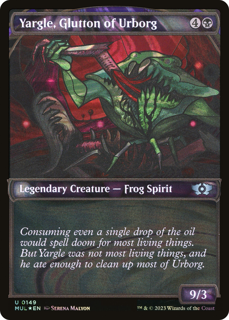 Yargle, Glutton of Urborg (Halo Foil) [Multiverse Legends] | Gate City Games LLC