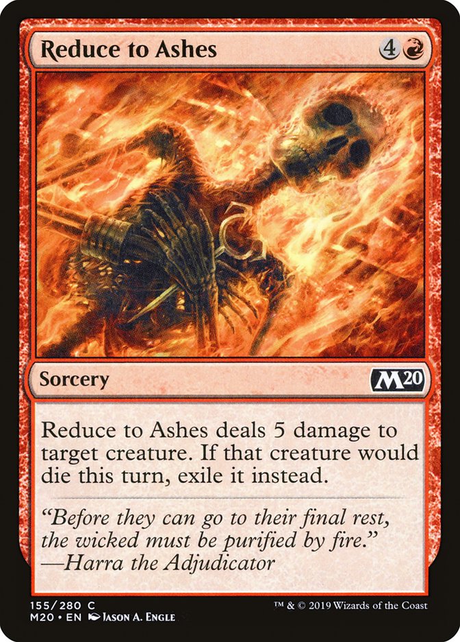 Reduce to Ashes [Core Set 2020] | Gate City Games LLC