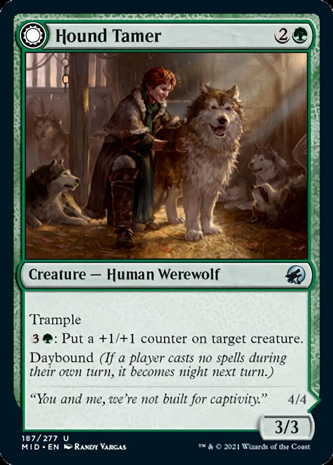 Hound Tamer // Untamed Pup [Innistrad: Midnight Hunt] | Gate City Games LLC