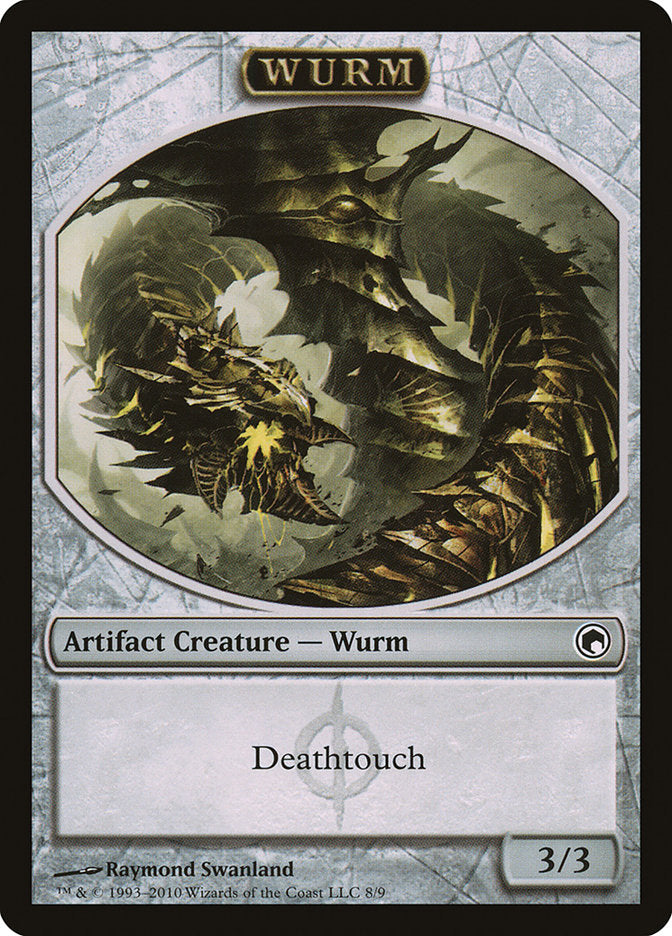 Wurm (Deathtouch) [Scars of Mirrodin Tokens] | Gate City Games LLC