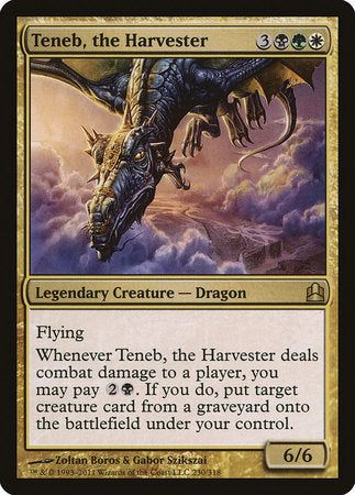 Teneb, the Harvester [Commander 2011] | Gate City Games LLC