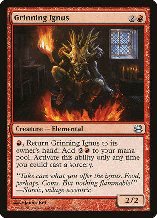 Grinning Ignus [Modern Masters] | Gate City Games LLC