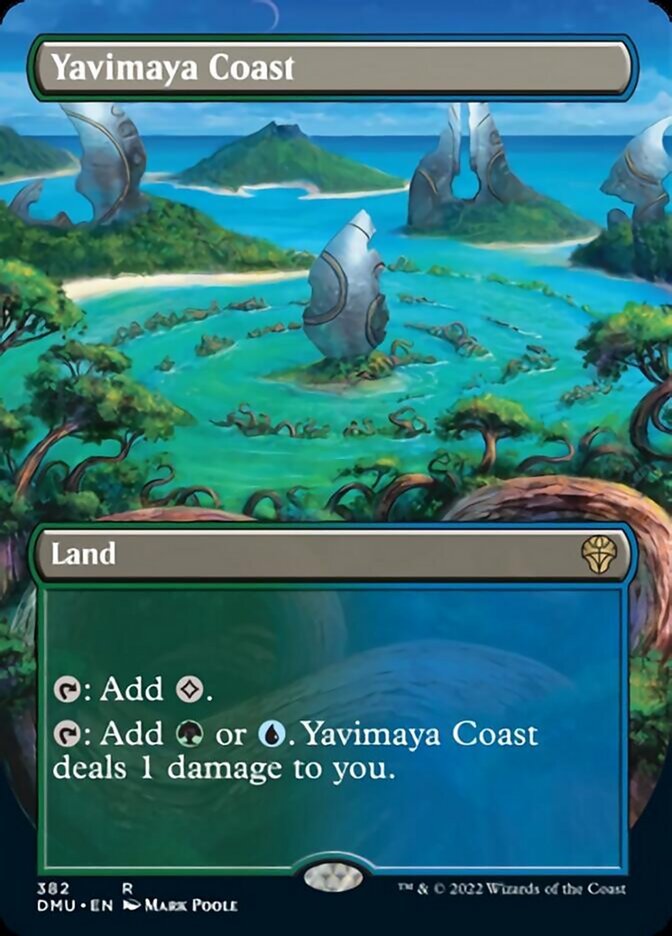 Yavimaya Coast (Borderless Alternate Art) [Dominaria United] | Gate City Games LLC