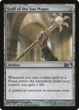 Staff of the Sun Magus [Magic 2014] | Gate City Games LLC