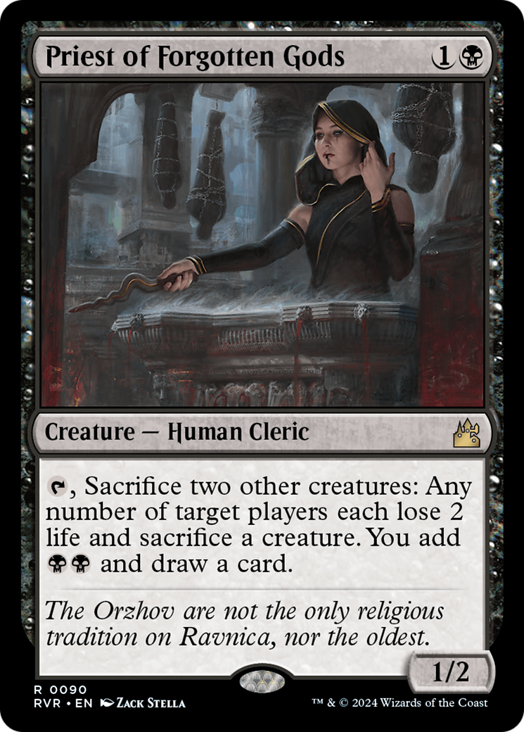 Priest of Forgotten Gods [Ravnica Remastered] | Gate City Games LLC