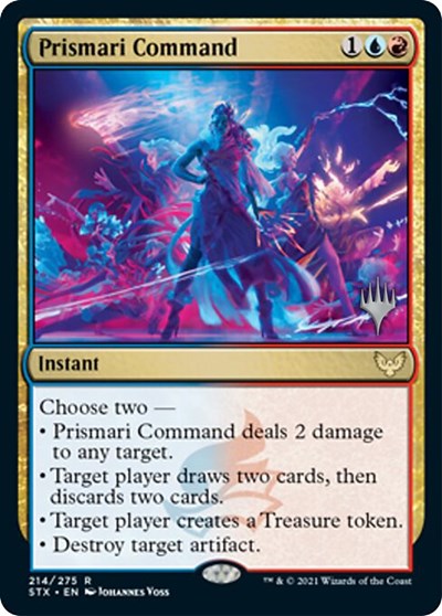 Prismari Command (Promo Pack) [Strixhaven: School of Mages Promos] | Gate City Games LLC
