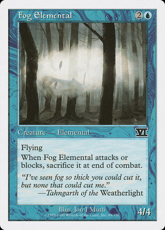 Fog Elemental [Classic Sixth Edition] | Gate City Games LLC