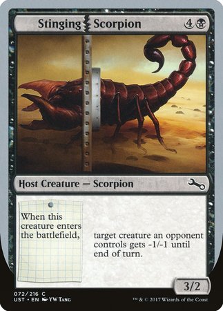 Stinging Scorpion [Unstable] | Gate City Games LLC