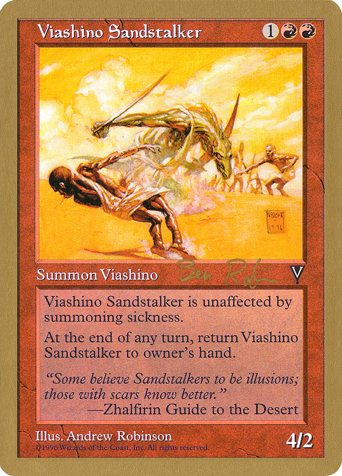 Viashino Sandstalker (Ben Rubin) [World Championship Decks 1998] | Gate City Games LLC