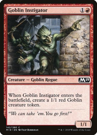 Goblin Instigator [Core Set 2019] | Gate City Games LLC