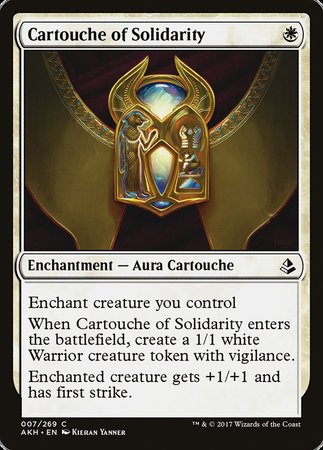 Cartouche of Solidarity [Amonkhet] | Gate City Games LLC