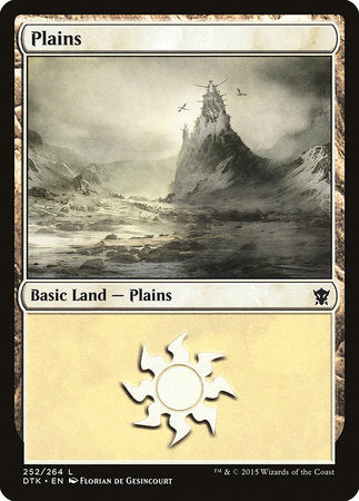 Plains (252) [Dragons of Tarkir] | Gate City Games LLC