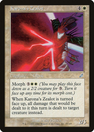 Karona's Zealot [Scourge] | Gate City Games LLC