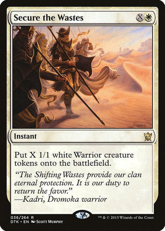Secure the Wastes [Dragons of Tarkir] | Gate City Games LLC
