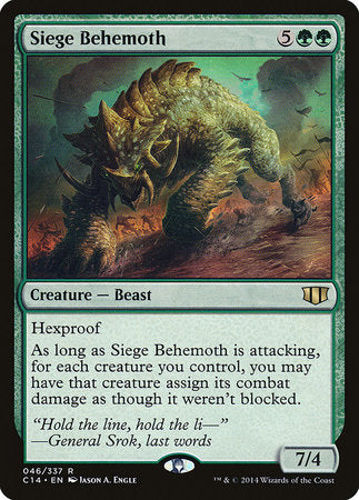 Siege Behemoth [Commander 2014] | Gate City Games LLC