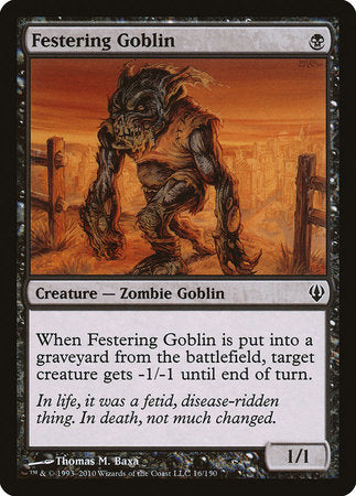 Festering Goblin [Archenemy] | Gate City Games LLC