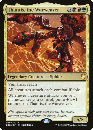 Thantis, the Warweaver [Commander 2018] | Gate City Games LLC