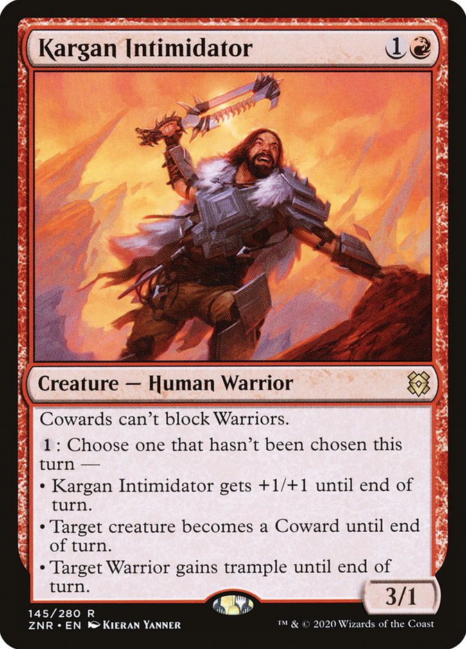 Kargan Intimidator [Zendikar Rising] | Gate City Games LLC