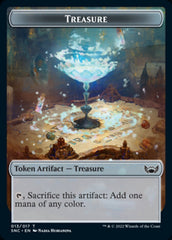 Treasure (013) // Wizard Double-sided Token [Streets of New Capenna Tokens] | Gate City Games LLC