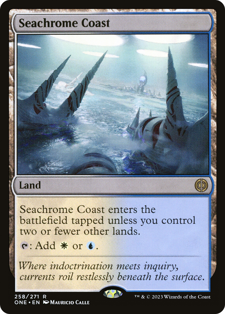 Seachrome Coast [Phyrexia: All Will Be One] | Gate City Games LLC