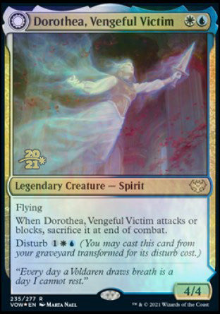 Dorothea, Vengeful Victim // Dorothea's Retribution [Innistrad: Crimson Vow Prerelease Promos] | Gate City Games LLC