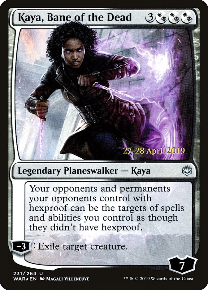 Kaya, Bane of the Dead  [War of the Spark Prerelease Promos] | Gate City Games LLC