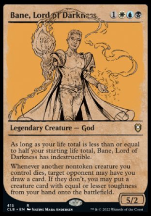 Bane, Lord of Darkness (Showcase) [Commander Legends: Battle for Baldur's Gate] | Gate City Games LLC