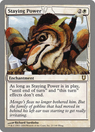Staying Power [Unhinged] | Gate City Games LLC