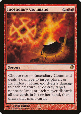 Incendiary Command [Commander 2013] | Gate City Games LLC