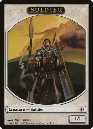 Soldier Token [Shards of Alara Tokens] | Gate City Games LLC