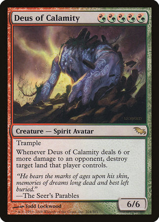 Deus of Calamity [Shadowmoor] | Gate City Games LLC